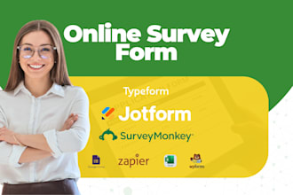 create jotform, typeform, google form, survey, cognito form