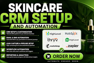 setup and automate skincare crm glossgenius vagaro mindbody zenoti phorest rosy