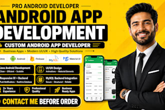 be your android app developer for android app development