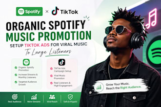 organic spotify podcast promotion applepodcast marketing viral tiktok ads growth