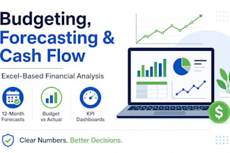 prepare budgeting, forecasting and cash flow analysis