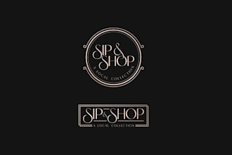 design growing boutique bar logo