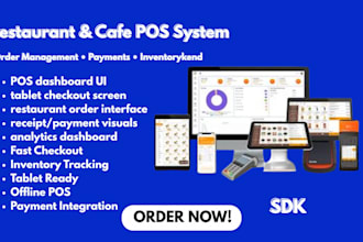 build cafe or restaurant pos software with order management