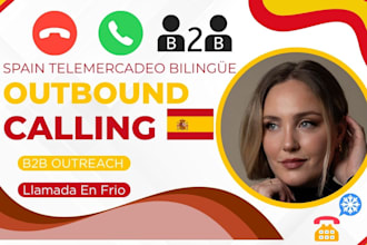 do spain outbound cold calling and telemercadeo bilingüe