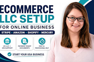 register US llc for ecommerce stripe amazon and online business