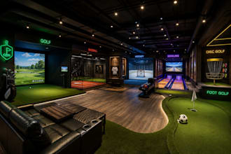 renovate golf sim bays design baseball hockey bowling disc golf foot golf