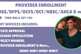 help with dfps, cdss, ocfs, dcfs, apd, dcf provider licensing and compliance
