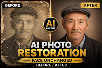 restore and colorize your old damaged photos using ai