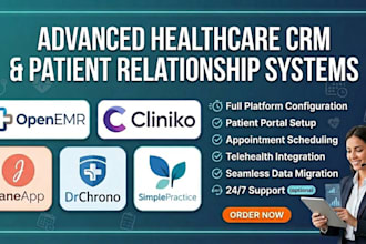 setup openemr cliniko janeapp drchrono and simplepractice systems