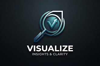 design a modern and professional magnifier logo for your brand