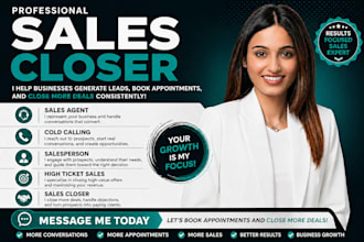 be your sales closer for high ticket sales and cold calling