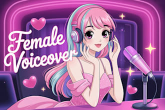 record nsfw voice sexy voice actress and female voiceover for narration