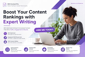 write or humanize SEO friendly articles