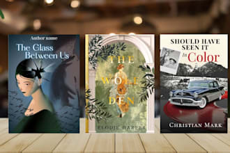 design book cover for your novel