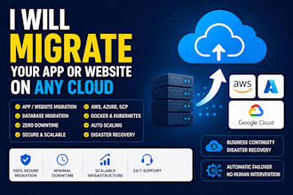 migrate your app or website to any cloud platform