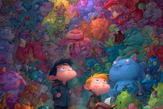 illustrate children story book illustration and children