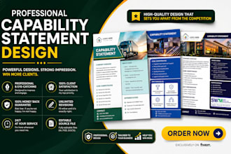 design your capability statement for government contract