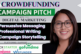 write a compelling crowdfunding pitch for your campaign