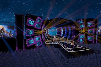 do stunning 3d stage design, event, concert, carnival and exhibition design