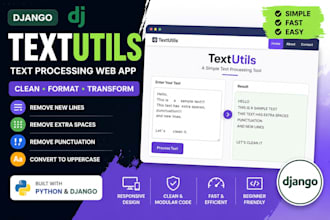 create a textutils project for text formatting