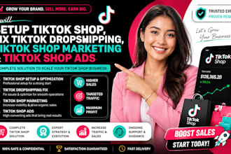 setup tiktok shop fix tik tok dropshipping tiktok shop marketing tiktok shop ads