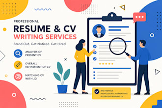 professionally review, refine and optimize your resume CV