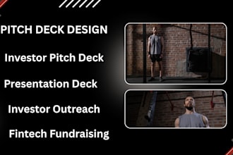 design fintech pitch deck investor outreach script deck fundraising slides deck