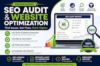 optimize your website SEO with detailed audit and on page fixes