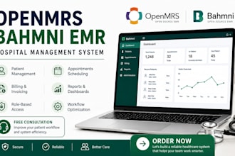 setup openmrs bahmni emr hospital management system