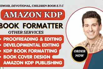 be nonfiction book editor and formatter and amazon kdp book publishing expert