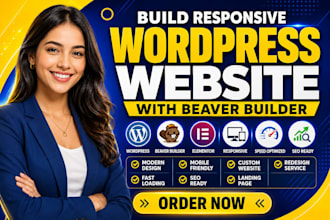 build a stunning responsive wordpress website with beaver builder