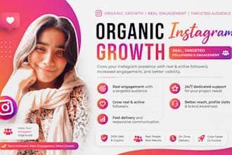 grow instagram account with active and engaged followers