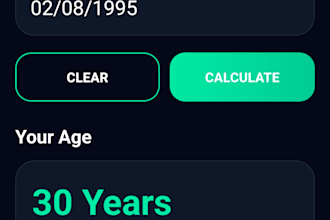 develop a professional age calculator android app with java