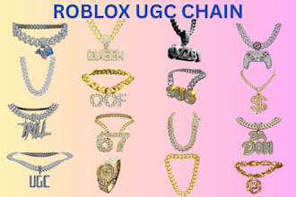 create viral roblox ugc chains and jewelry