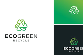 design creative automotive, auto car, repair and auto recycling logo