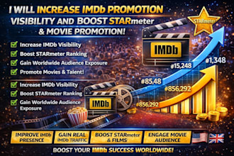 do imdb page promotion improve starmeter ranking gain audience movie promotion