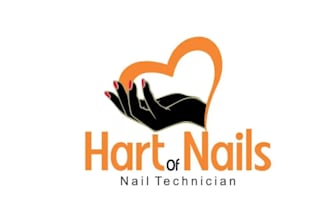 design outstanding nail technician logo