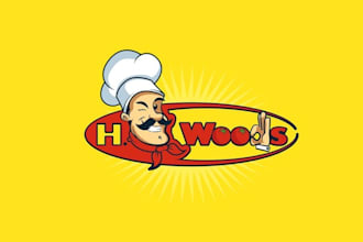 design custom best fast food sauce logo soft drinks company