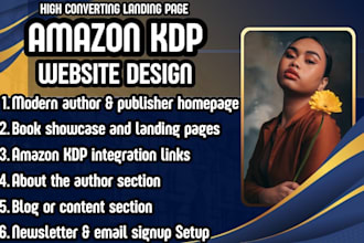 amazon KDP website wordpress author website self publishing website writer web