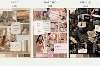 make a custom aesthetic 2026 vision board, manifestation board