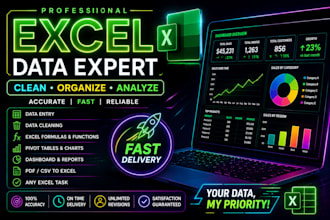 do excel data cleaning, formatting