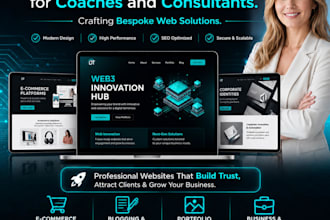 build a professional coaching or consulting website in wordpress