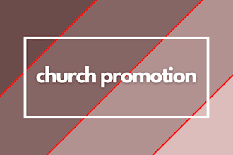 do organic church promotion to boost events