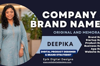 brainstorm original and memorable brand names for your business