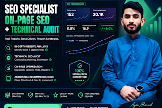 optimize your website with on page SEO and full technical audit