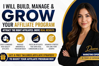 do affiliate recruitment for your affiliate program, manage affiliate program