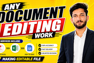 convert bank statement to editable format
