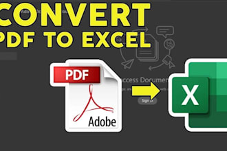 convert PDF files to excel quickly and accurately