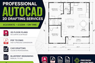 do autocad drafting and cad conversion