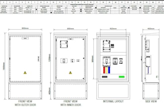 do electrical drafting such as motor control panels and distribution panels